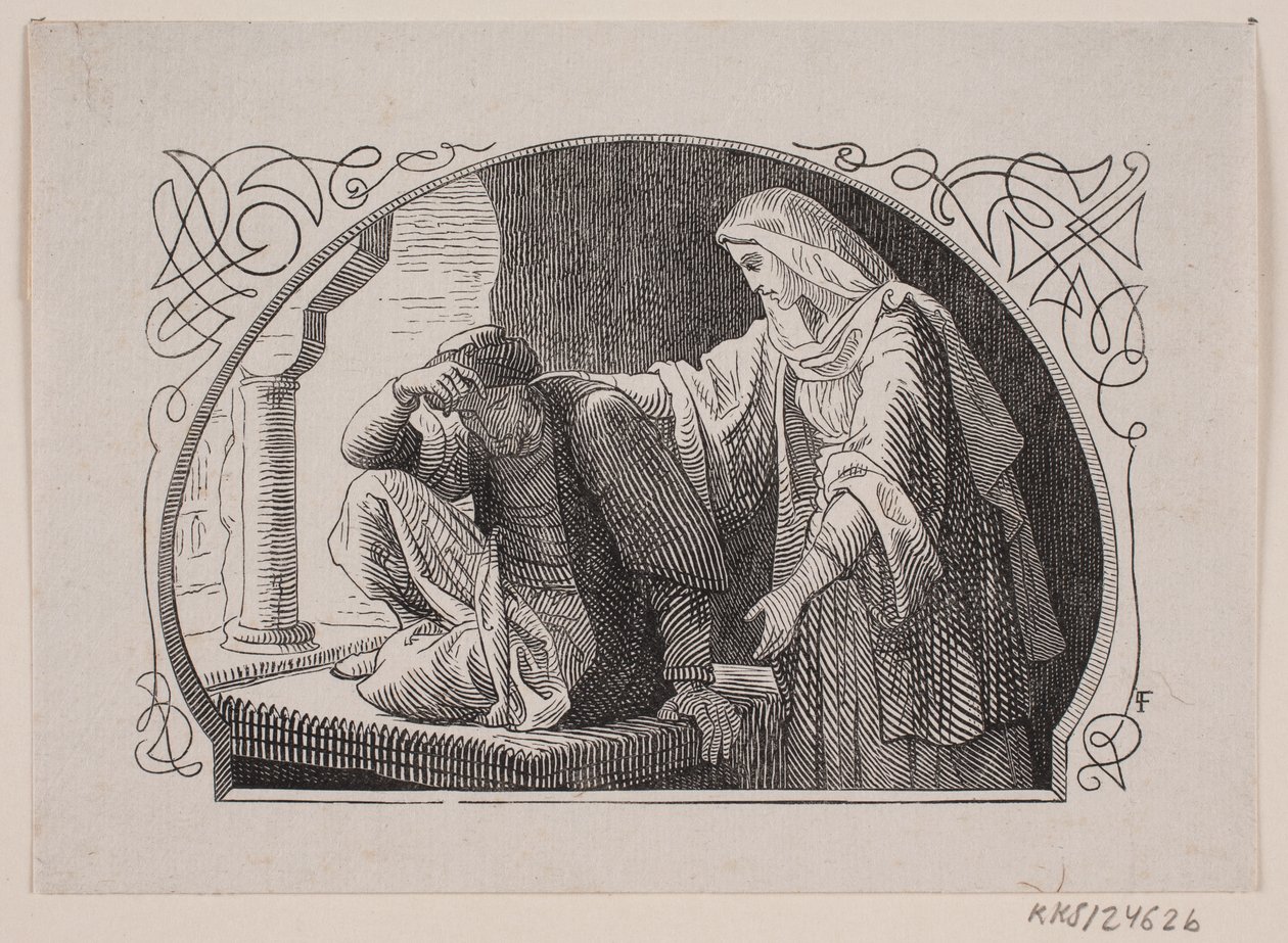Sheiken e sua figlia di Valdemar Thisted da Lorenz Frølich