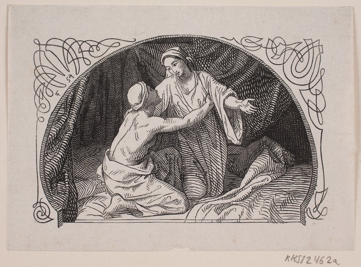 Sheiken e sua figlia di Valdemar Thisted da Lorenz Frølich