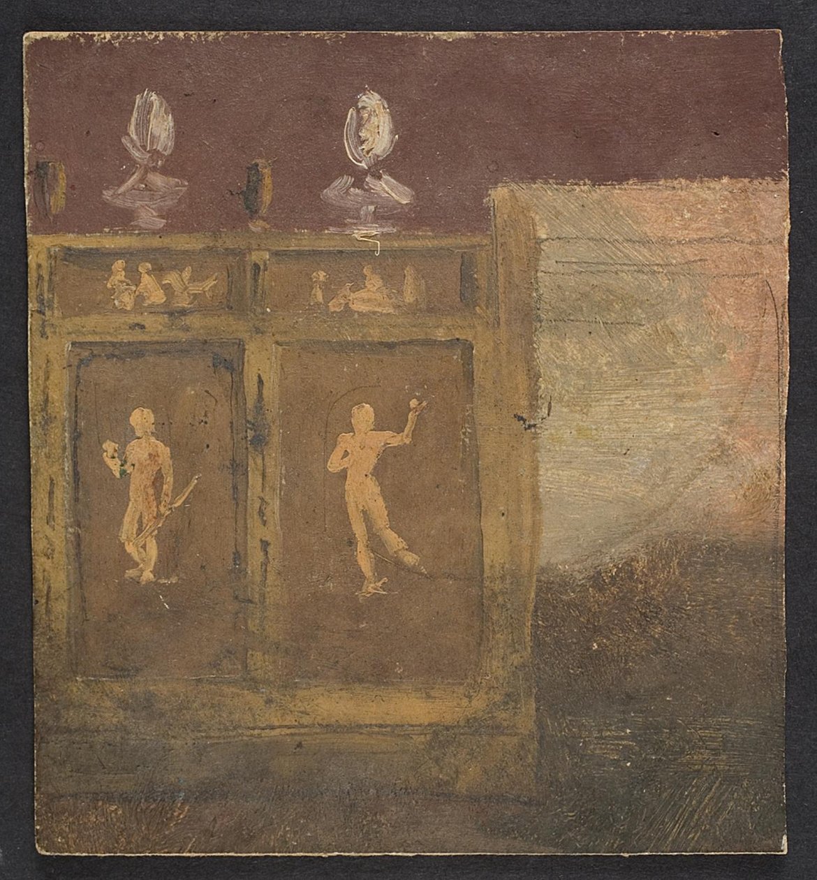 Decorazioni murali per Valhøj 1838/1839 da Lorenz Frølich