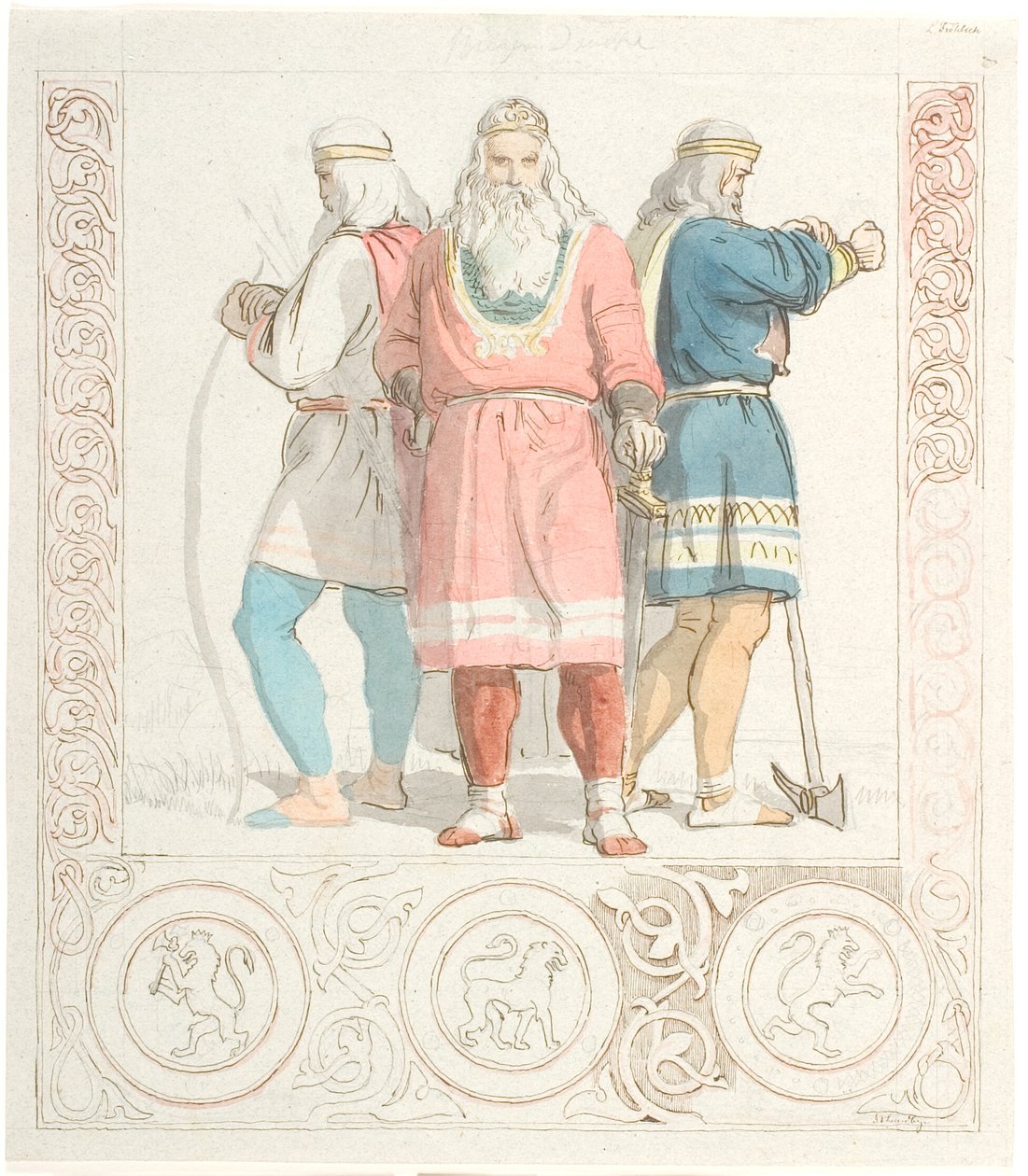 Örvarodd, Holger Danske, Stærkodder da Lorenz Frølich