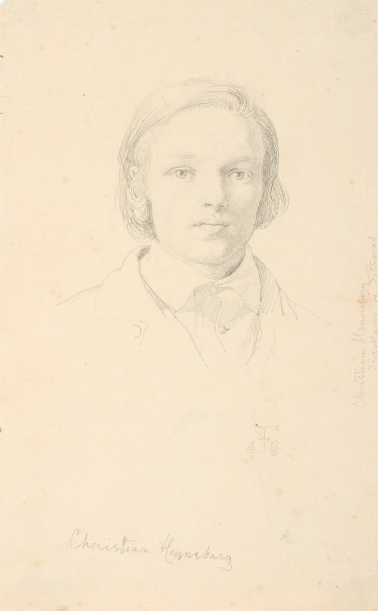 Ritratto di Christian Henneberg da Lorenz Frølich