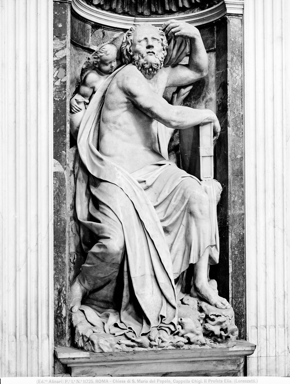 Il profeta Elia, nella Cappella Chigi da Lorenzetto
