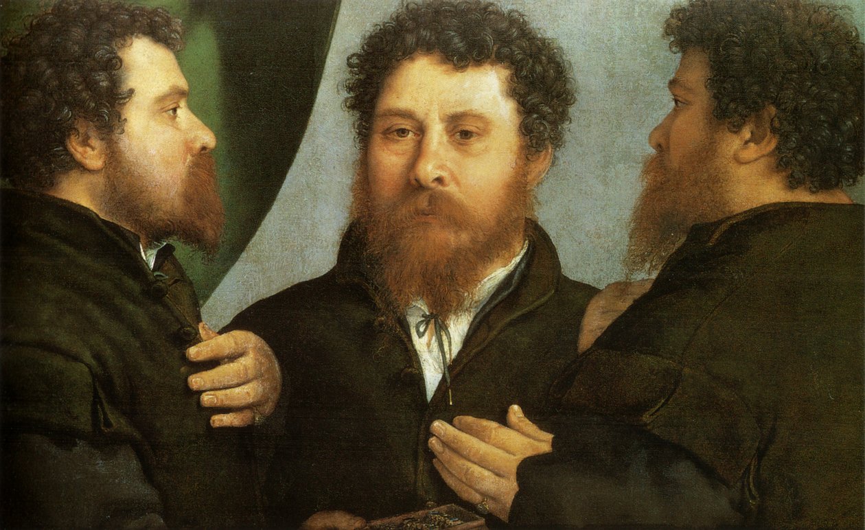 Orafo visto da tre lati da Lorenzo Lotto