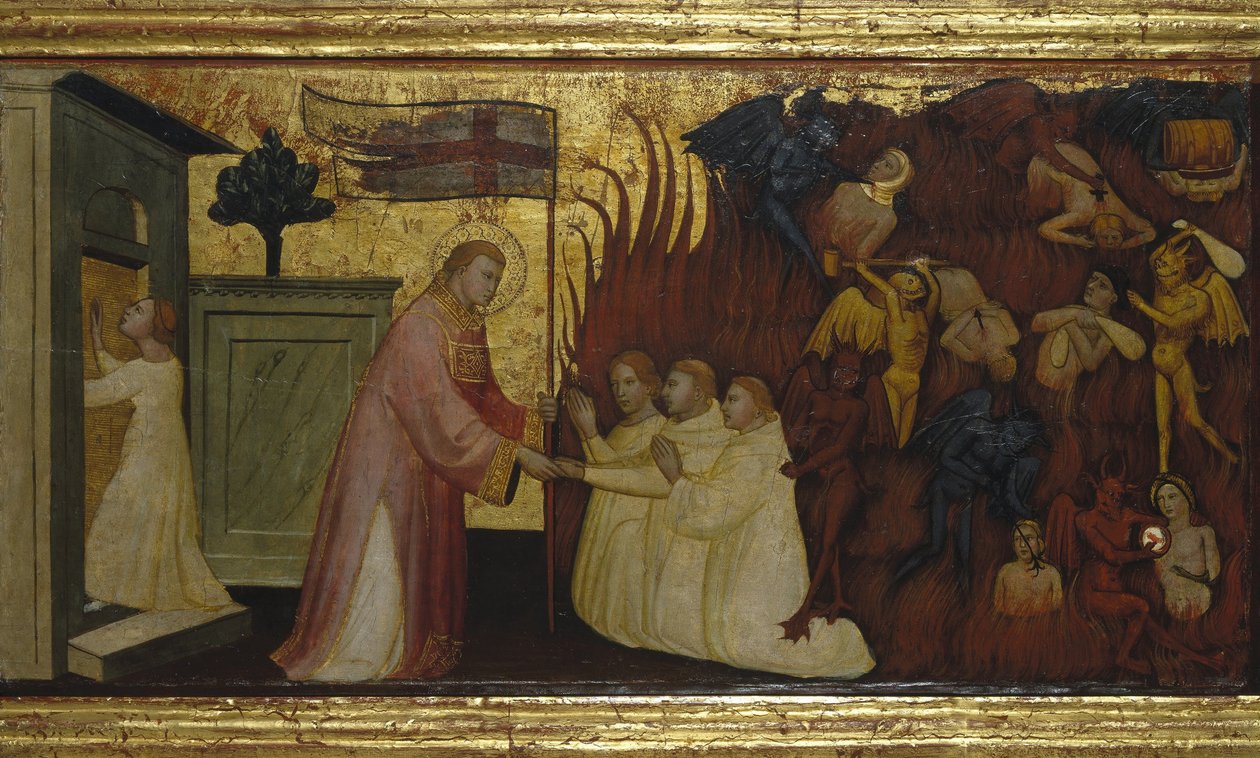 San Lorenzo libera le anime dal Purgatorio da Lorenzo di Niccolò