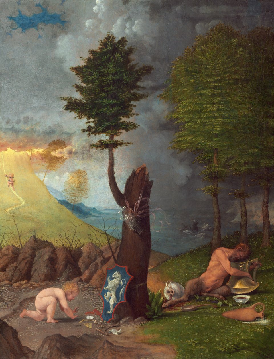 Allegoria della Virtù e del Vizio da Lorenzo Lotto