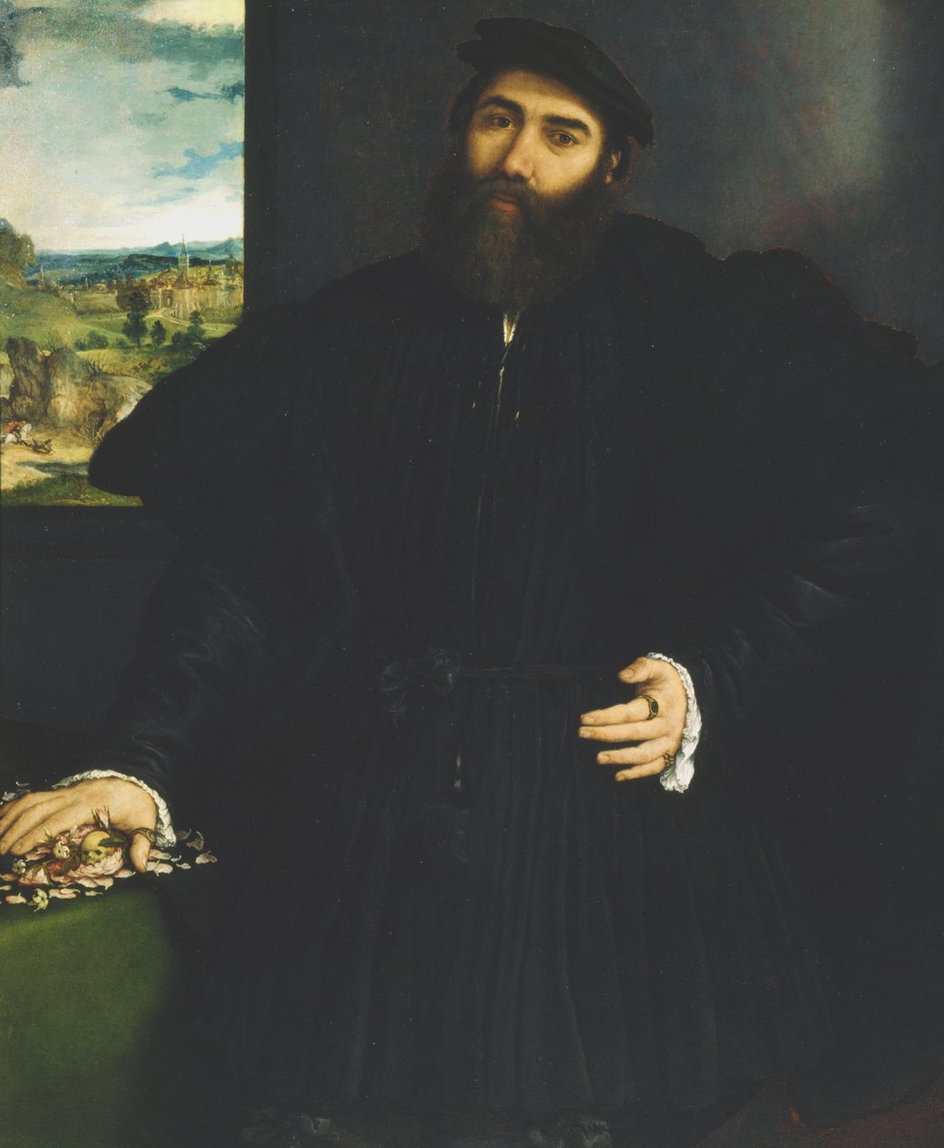 Ritratto di un gentiluomo, c.1530 da Lorenzo Lotto
