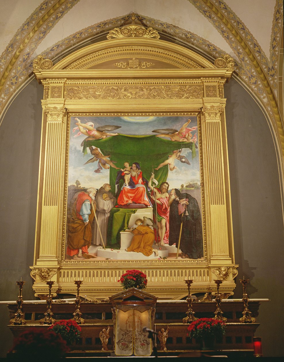 La Vergine e il Bambino in trono con santi, 1521 da Lorenzo Lotto