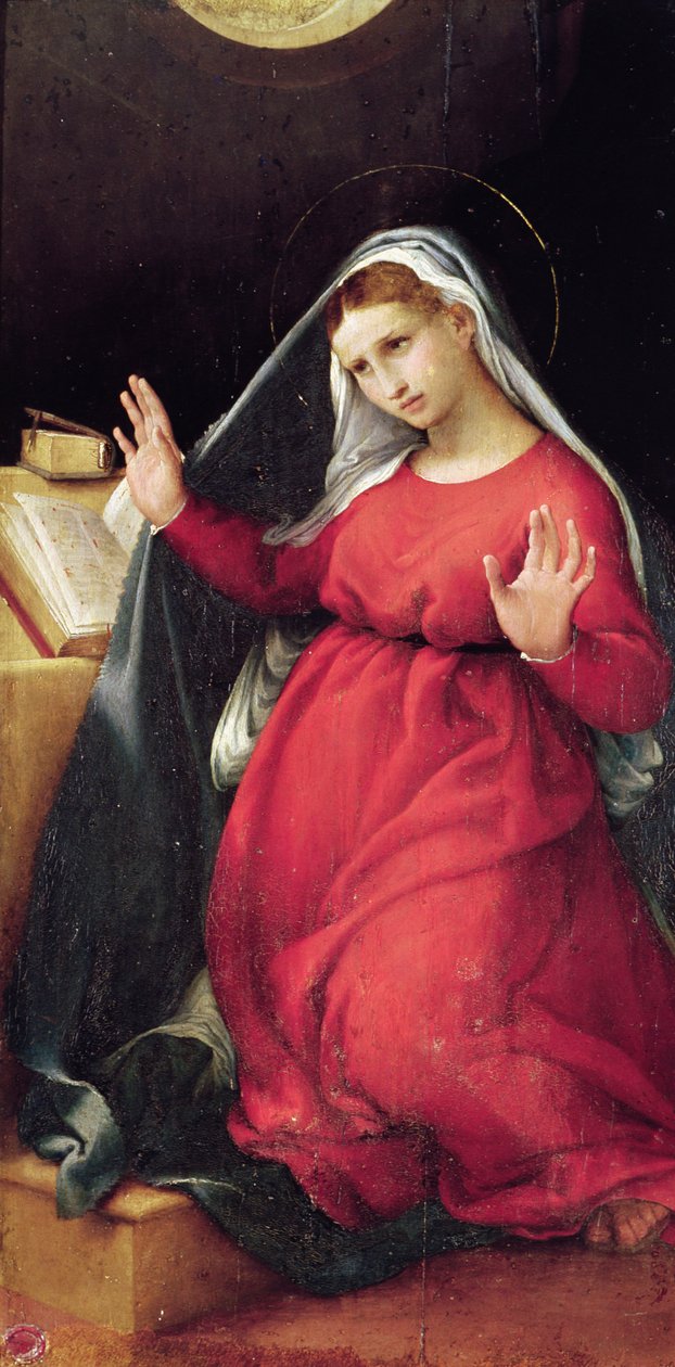 La Vergine, pannello destro dell