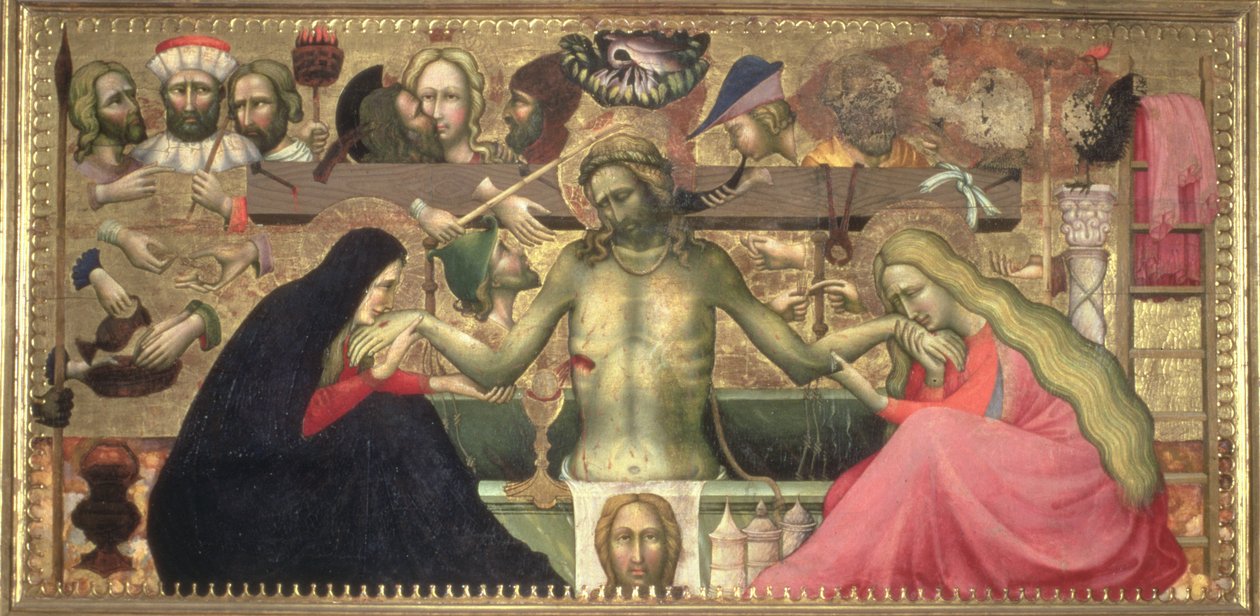 Uomo dei dolori con strumenti della Passione, 1404 da Lorenzo Monaco