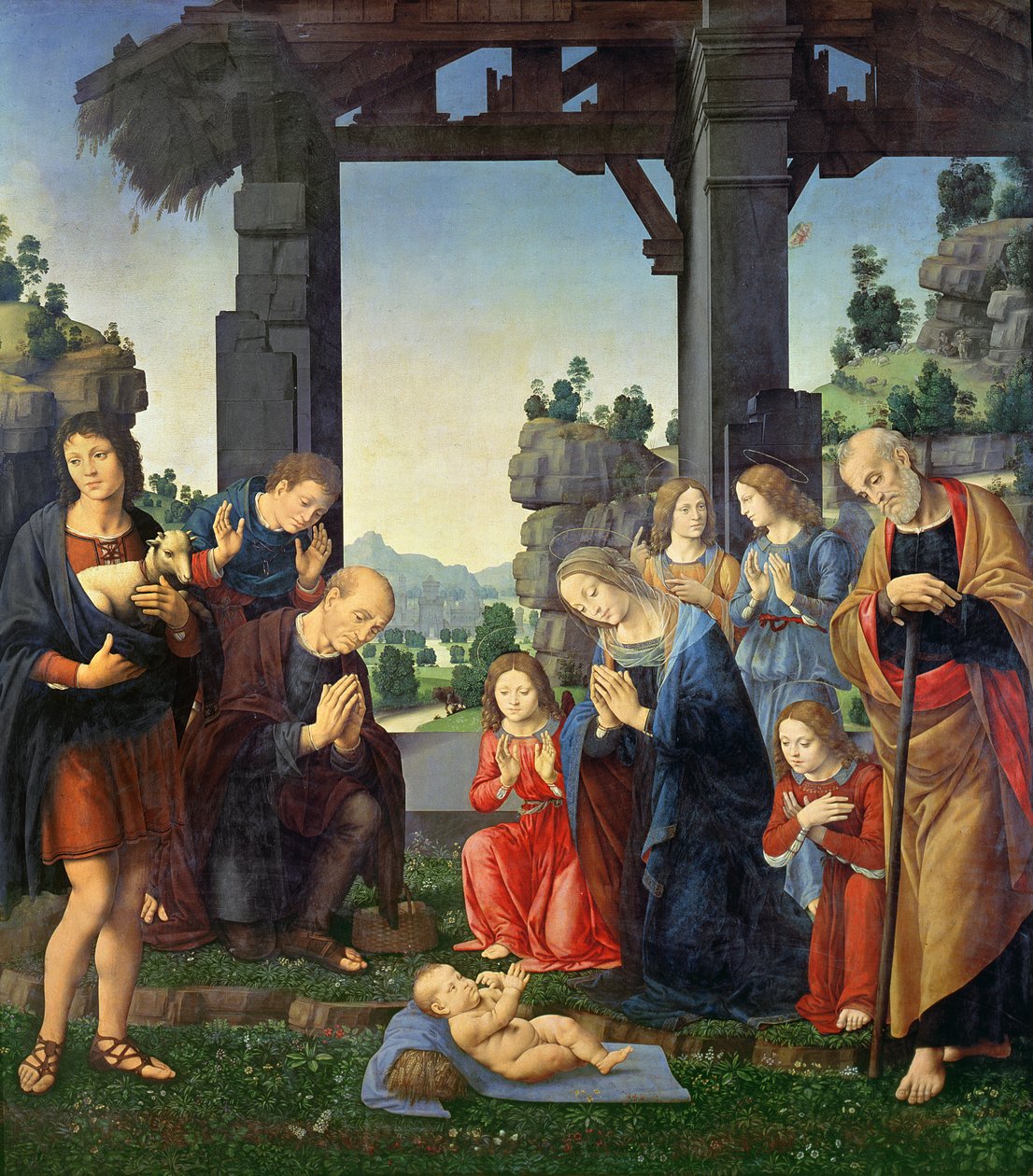 Adorazione dei pastori, c.1510 da Lorenzo di Credi