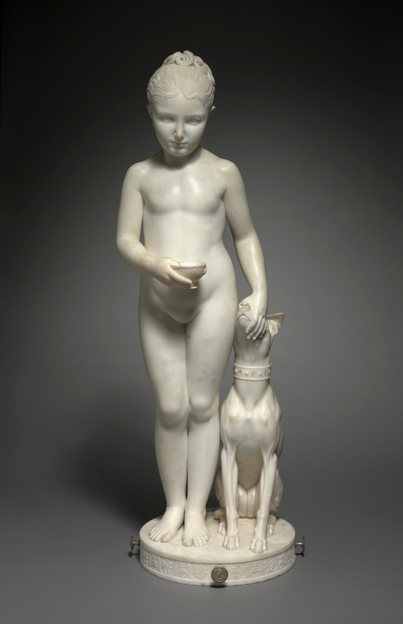Ritratto di Napoléone Elisa Baciocchi, nipote di Napoleone I, 1810-1812 da Lorenzo Bartolini