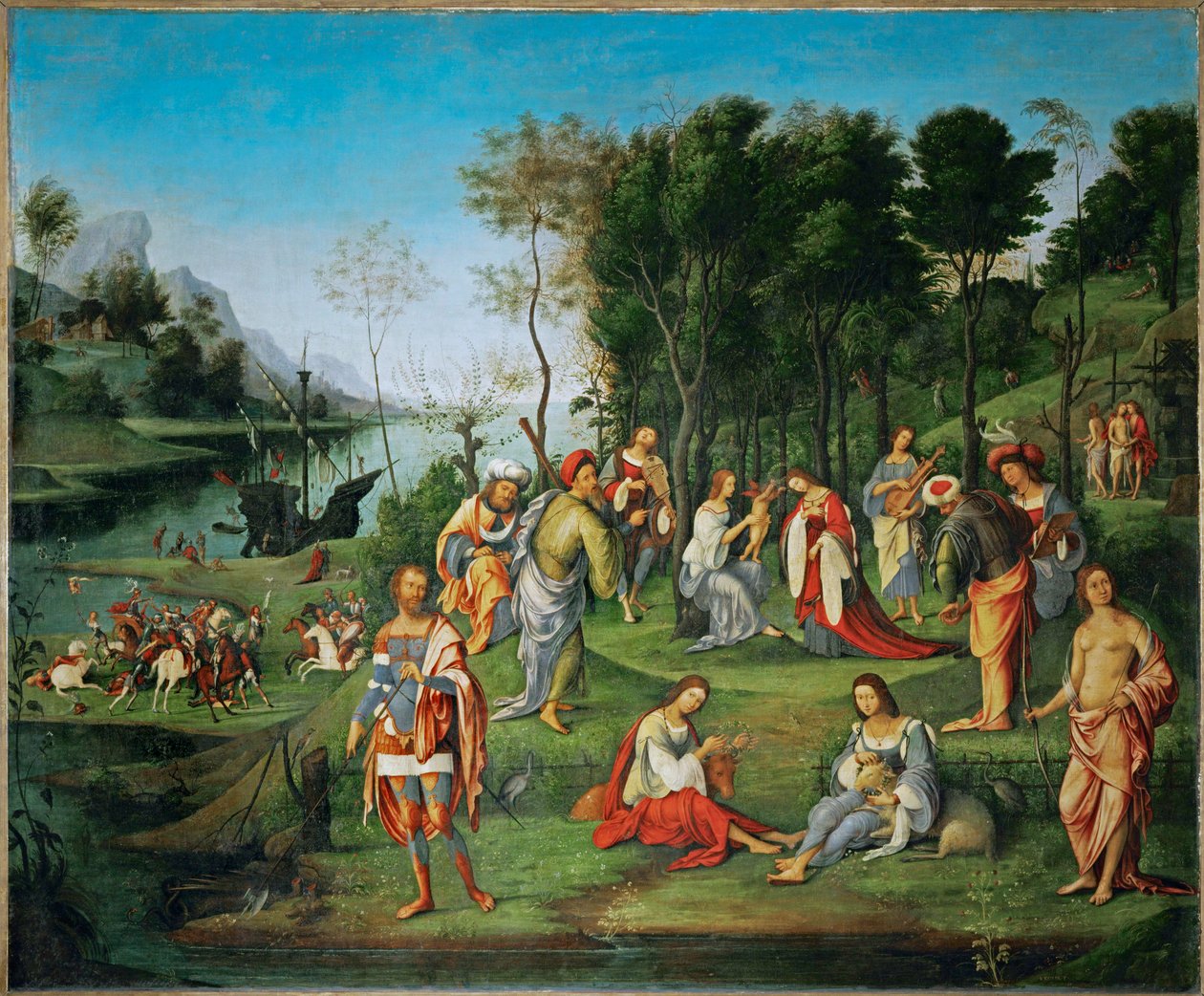 Il regno delle Muse, dipinto per lo Studiolo di Isabella d