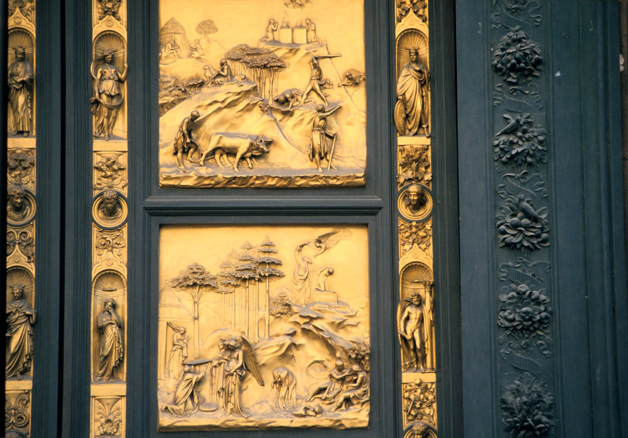 Le porte del Paradiso, Battistero, Firenze, Italia, 1425-1452 da Lorenzo Ghiberti