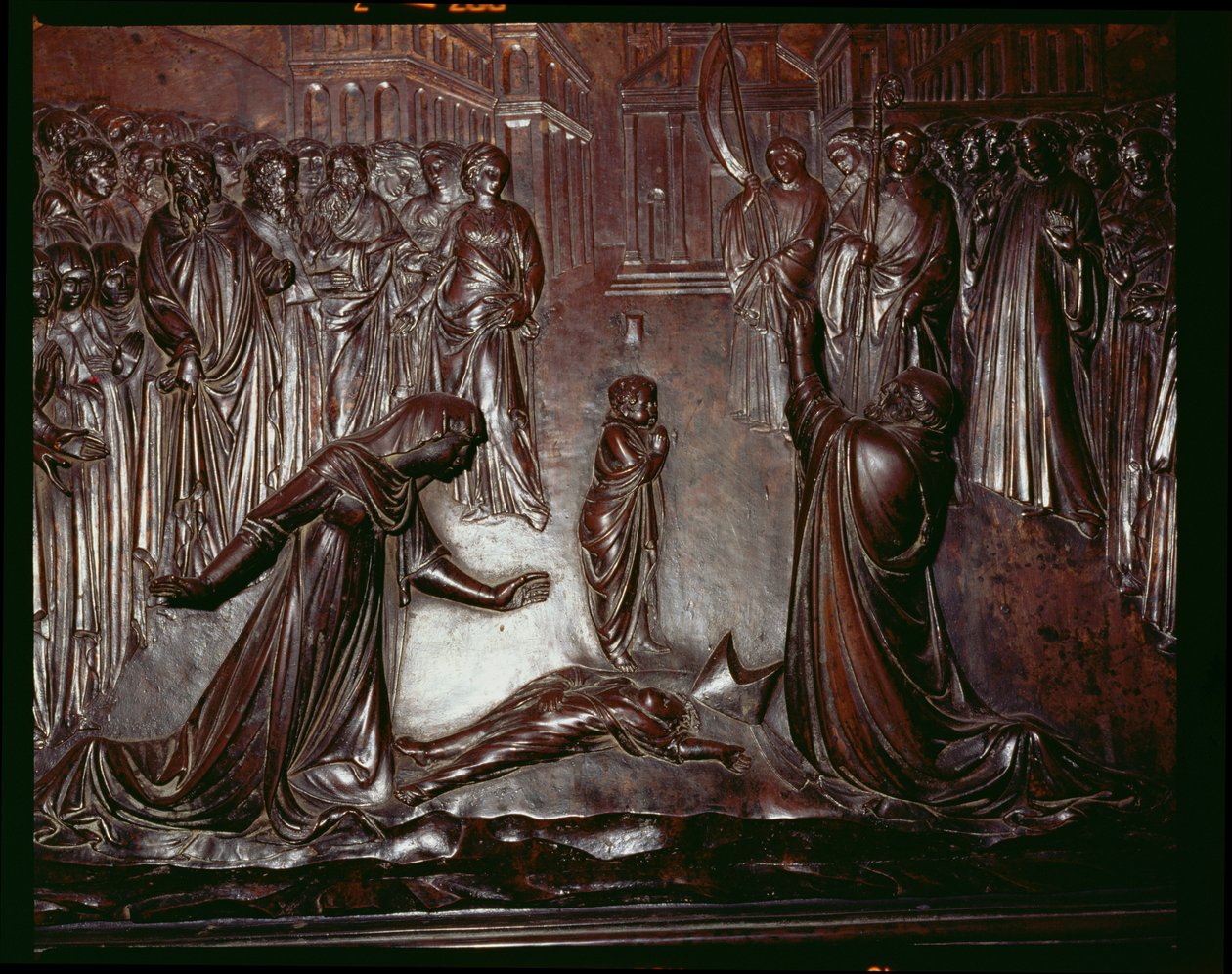 Il Santuario di San Zanobi, dettaglio del bambino morto da Lorenzo Ghiberti