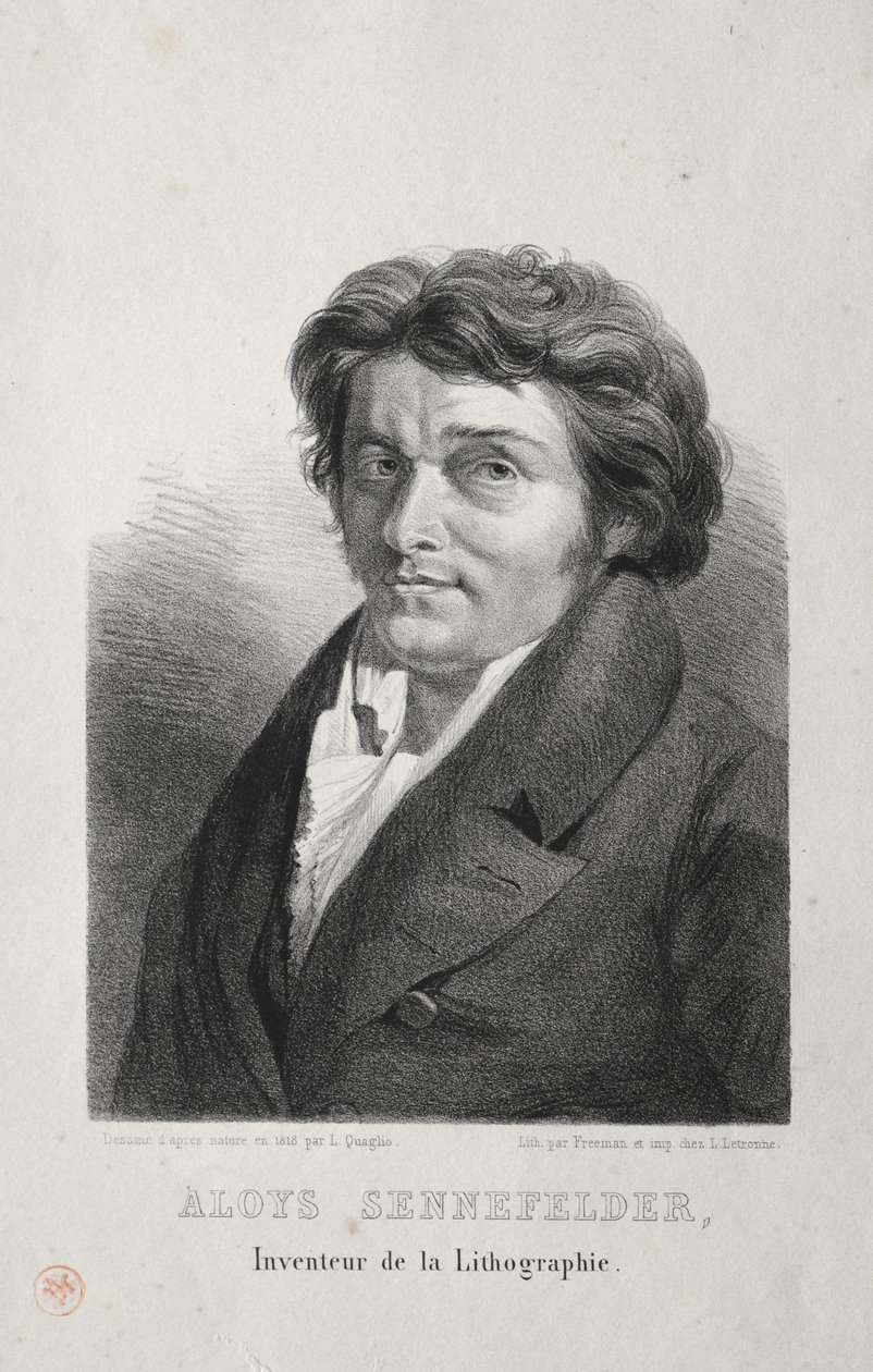 Aloys Senefelder da Lorenzo II Quaglio