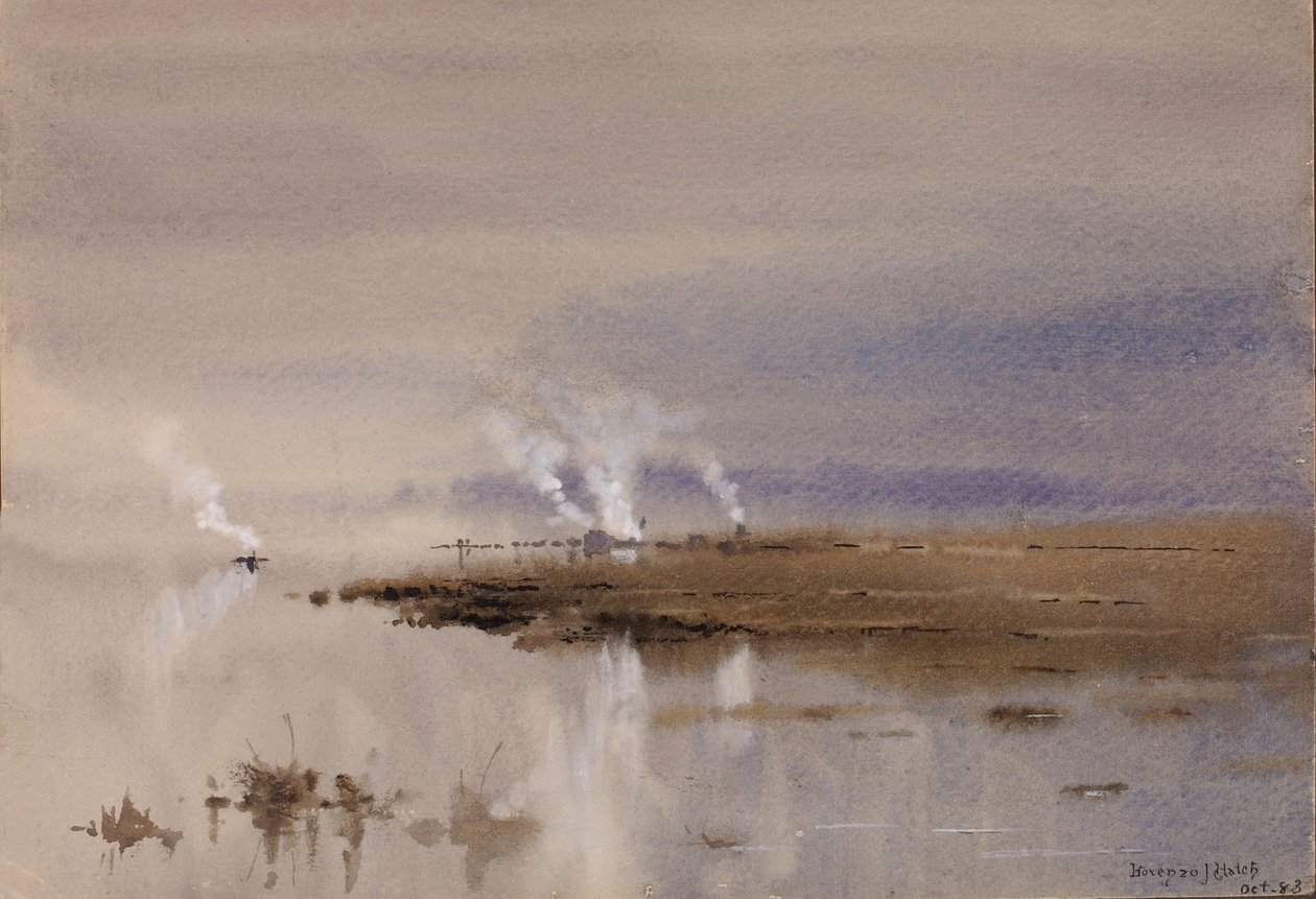 Schizzo sul Potomac da Lorenzo J. Hatch