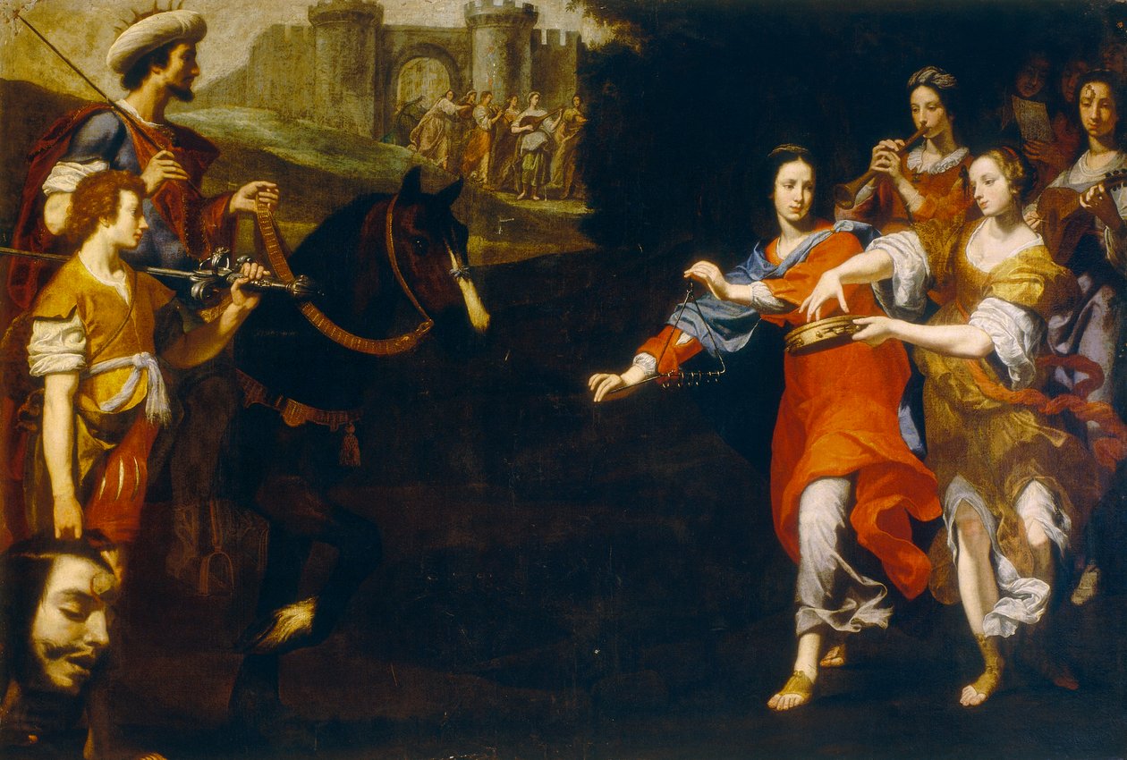 Trionfo di Davide da Lorenzo Lippi