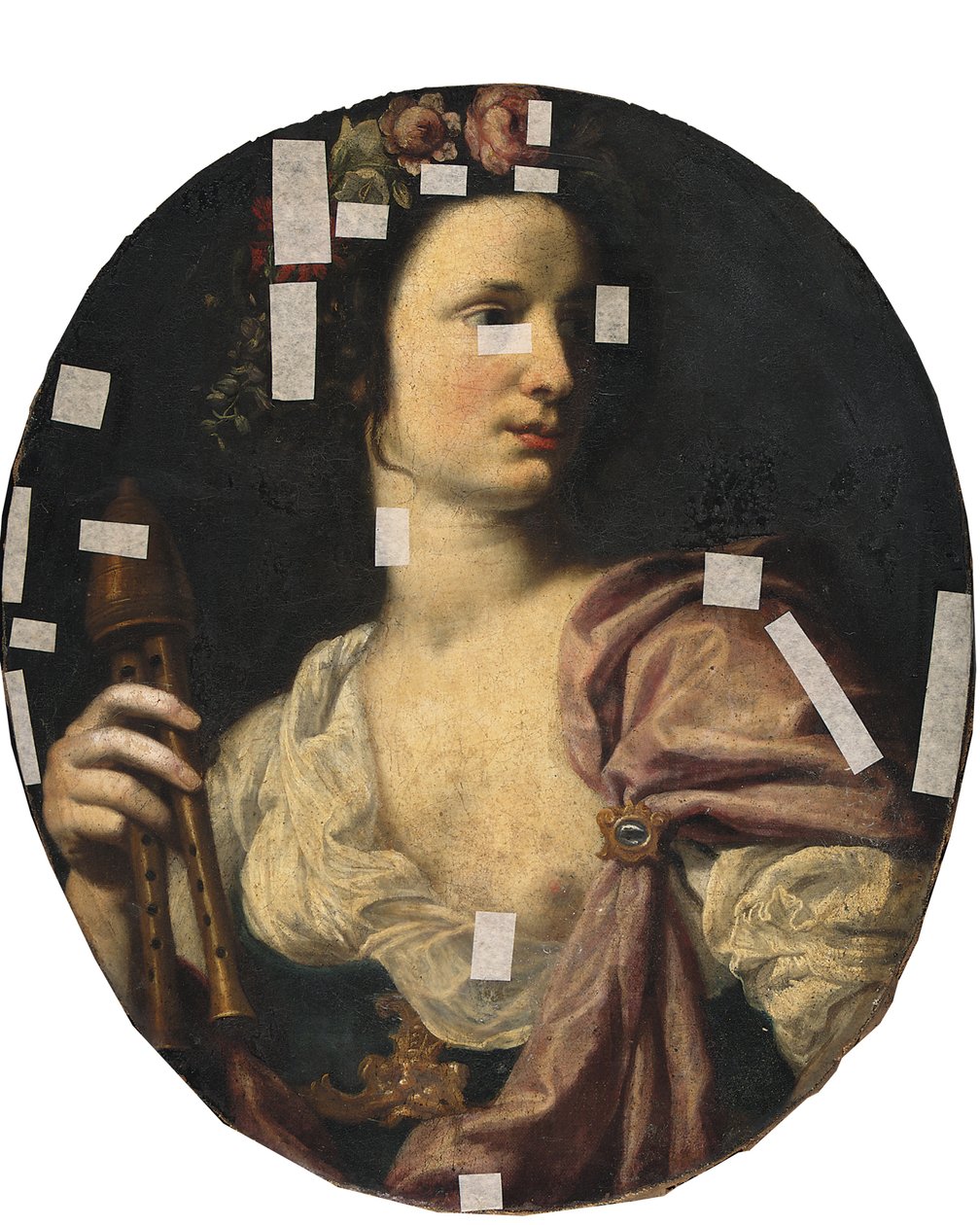 La musa Euterpe da Lorenzo Lippi