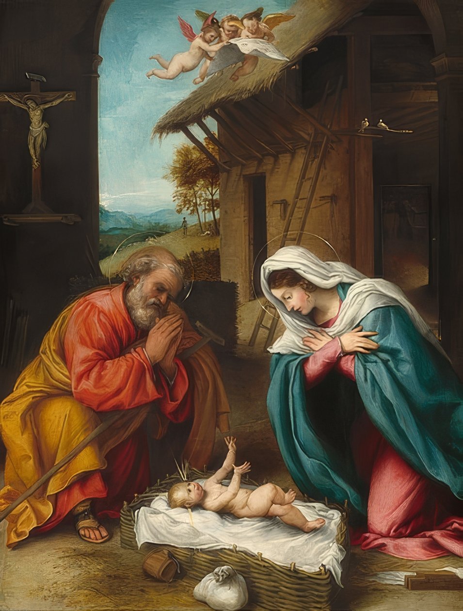 Nascita di Cristo da Lorenzo Lotto