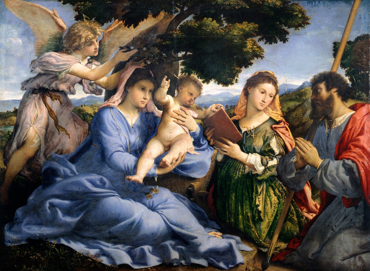 Madonna col Bambino tra i Santi Caterina d