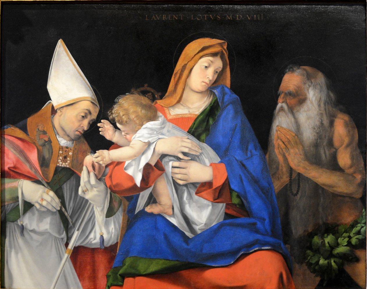 Madonna col bambino (Lorenzo Lotto) September 2015-1a da Lorenzo Lotto