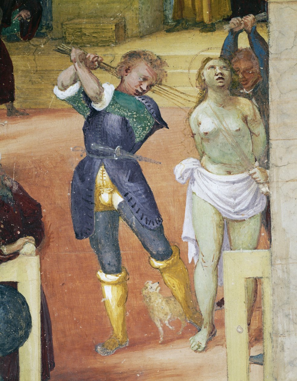 Martirio di Santa Barbara (dettaglio) da Lorenzo Lotto