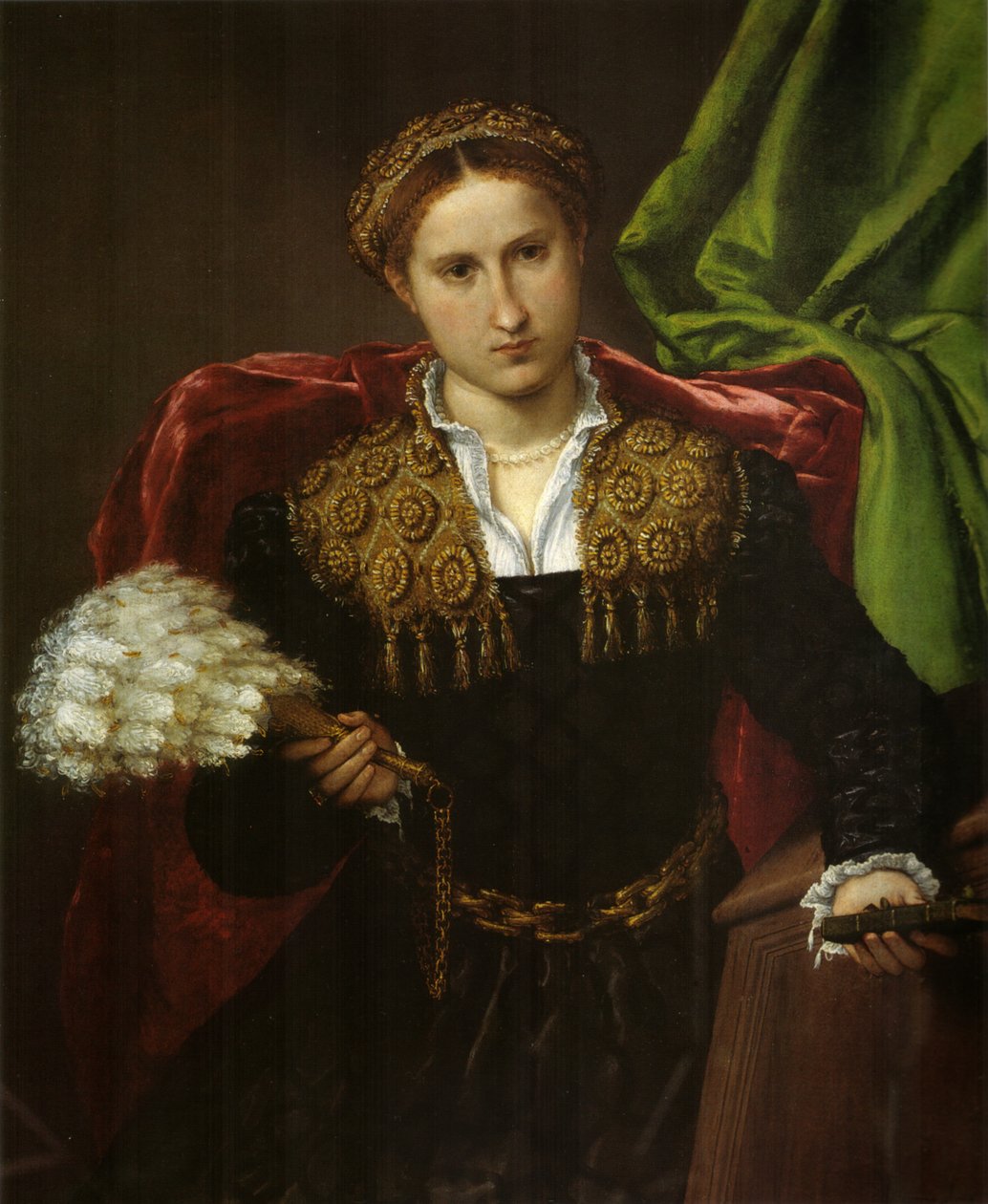 Ritratto di Laura da Pola, moglie di Febo da Brescia da Lorenzo Lotto