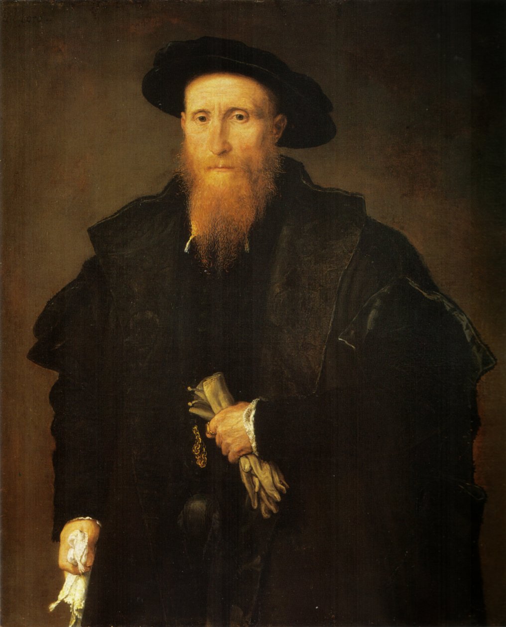 Ritratto di un vecchio con i guanti da Lorenzo Lotto