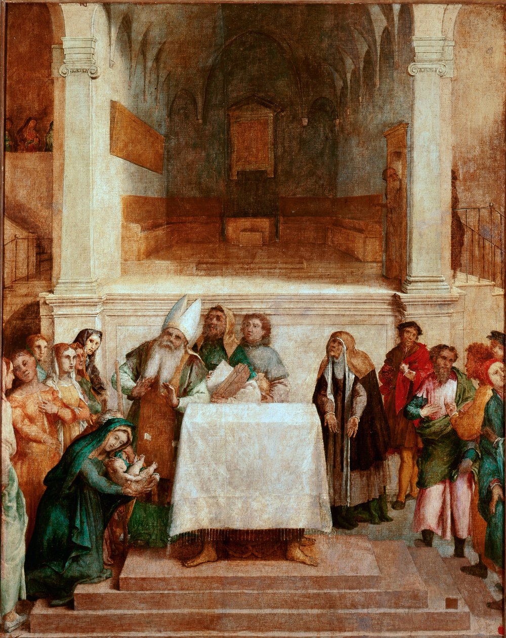 Presentazione al Tempio. Dipinto di Lorenzo Lotto (ca. 1480-1556) 1554-1556 Loreto, Palazzo Apostolico da Lorenzo Lotto