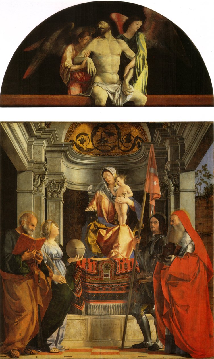 Santa Cristina al Tiverone Altarpiece da Lorenzo Lotto