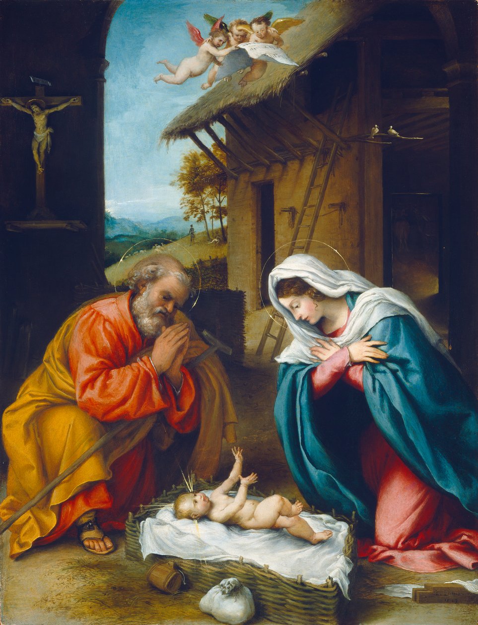 La Natività da Lorenzo Lotto