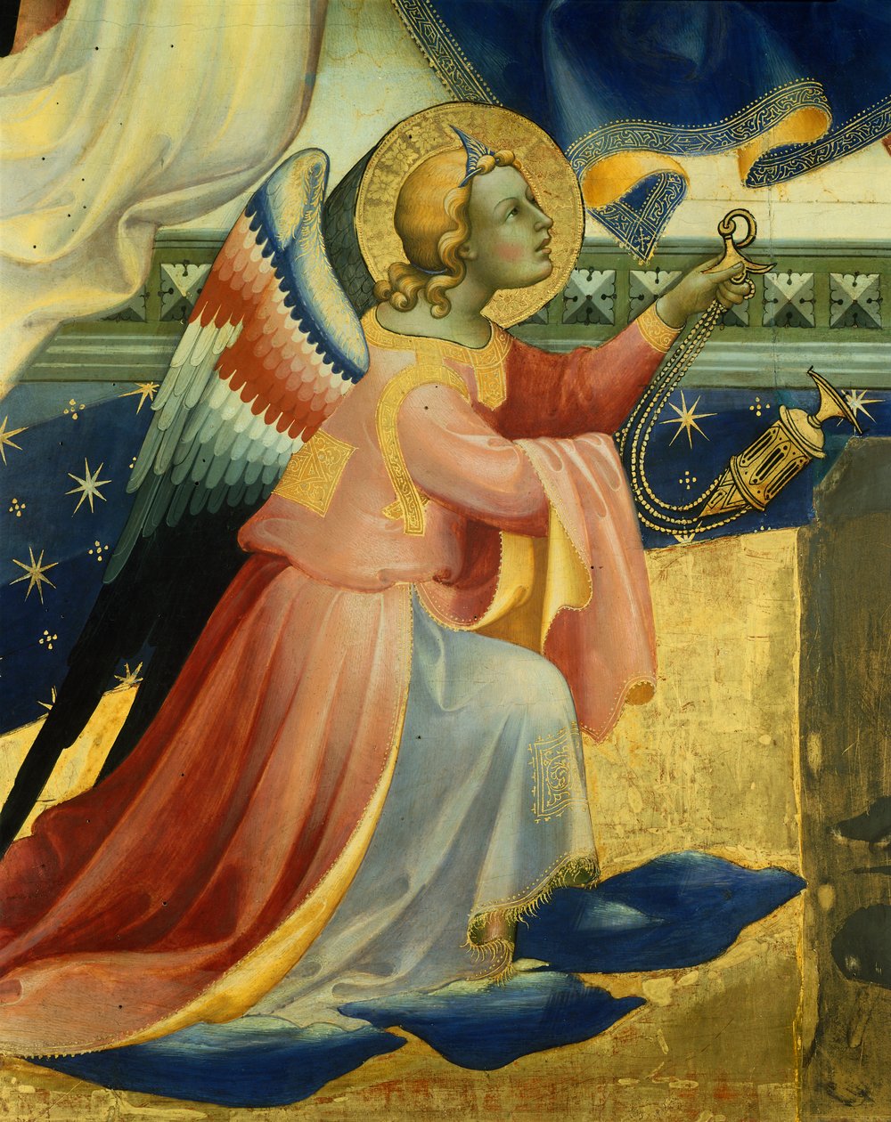 Angelo Inginocchiato (dettaglio) da Lorenzo Monaco