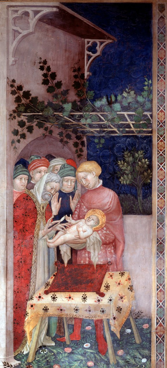 Circoncisione di San Giovanni Battista da Lorenzo Salimbeni