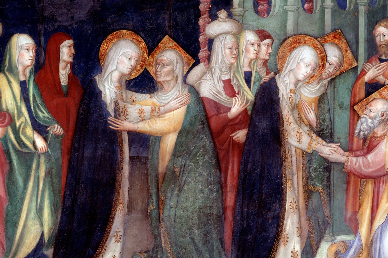 La visitazione di Maria a Santa Elisabetta (dettaglio) da Lorenzo Salimbeni