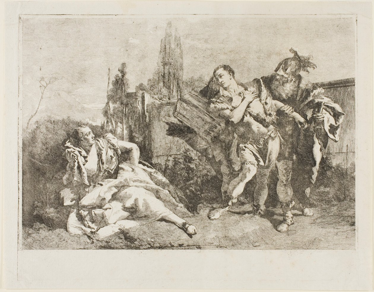 Rinaldo lascia Armida da Lorenzo Tiepolo