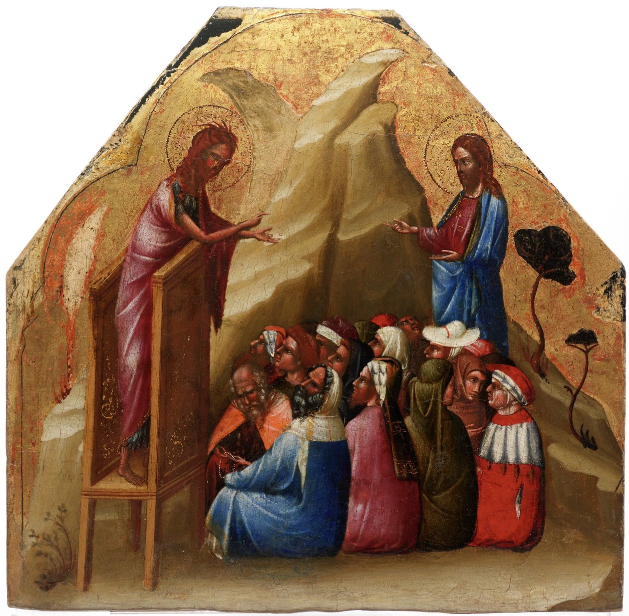 La predicazione di San Giovanni Battista da Lorenzo Veneziano
