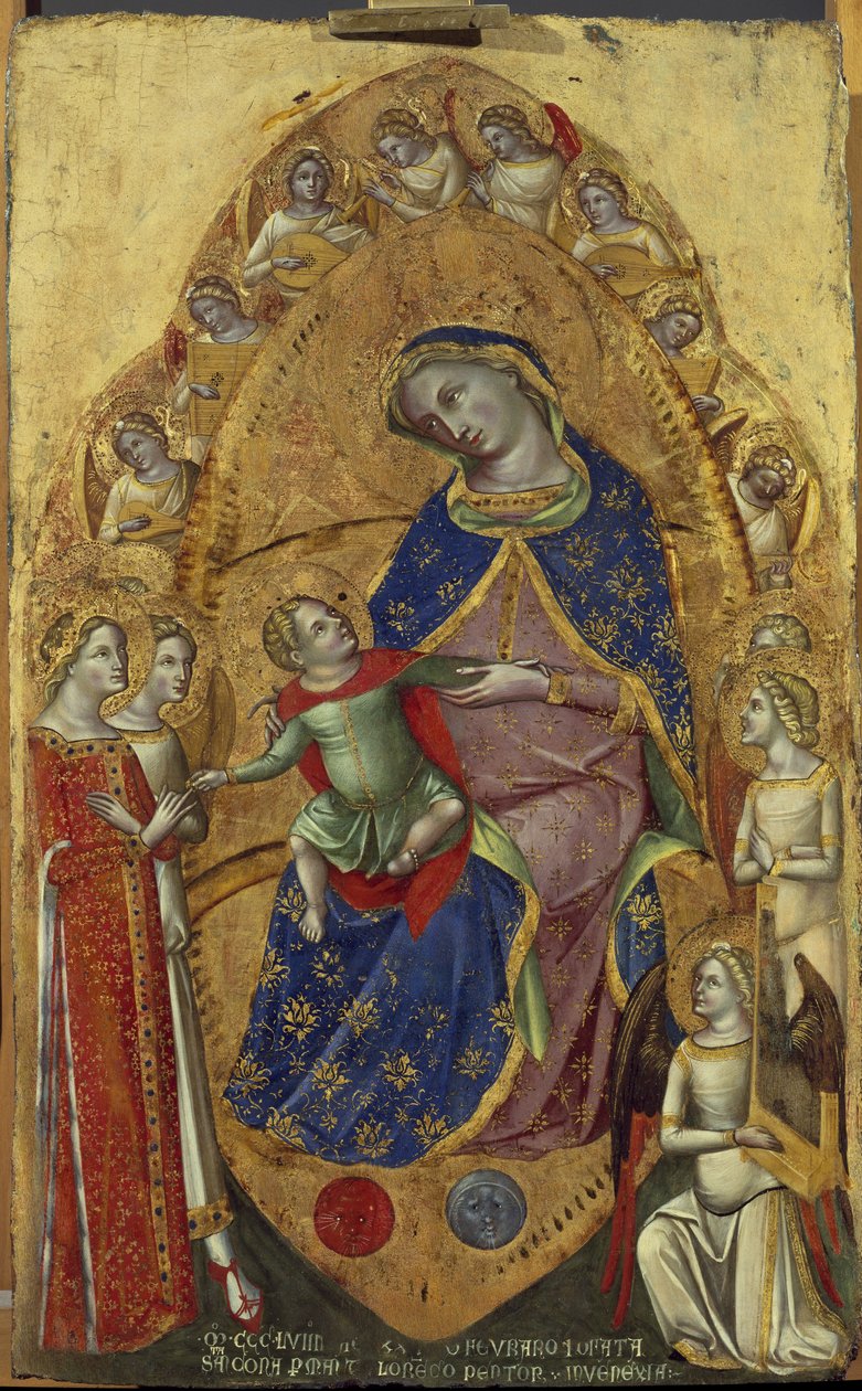 Il matrimonio mistico di Santa Caterina da Lorenzo Veneziano