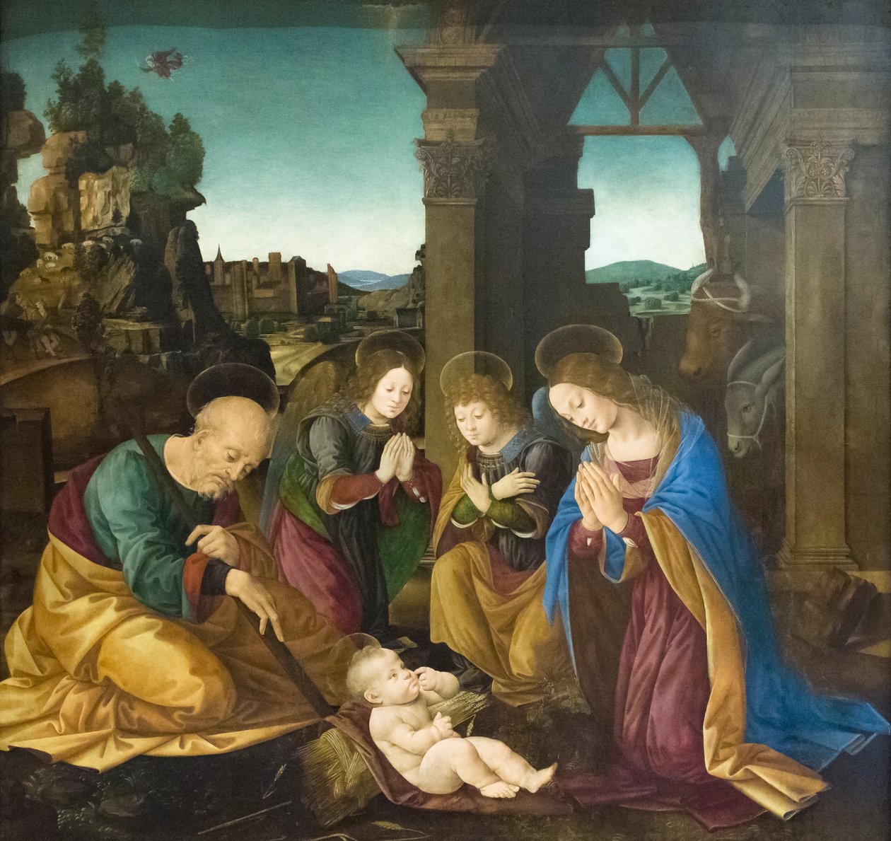 Adorazione del Bambino Gesù da Lorenzo di Credi