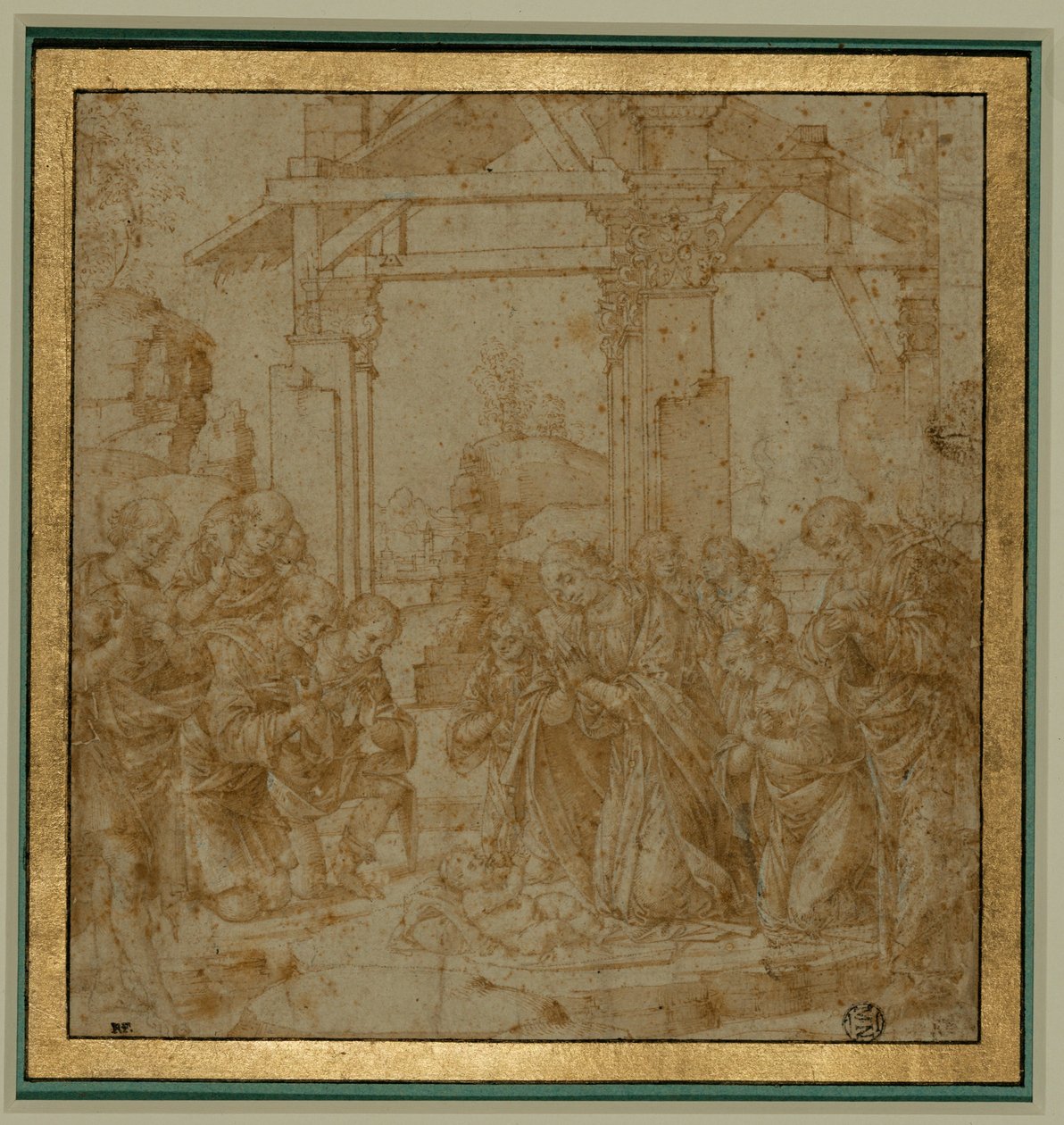 Adorazione dei pastori ... da Lorenzo di Credi