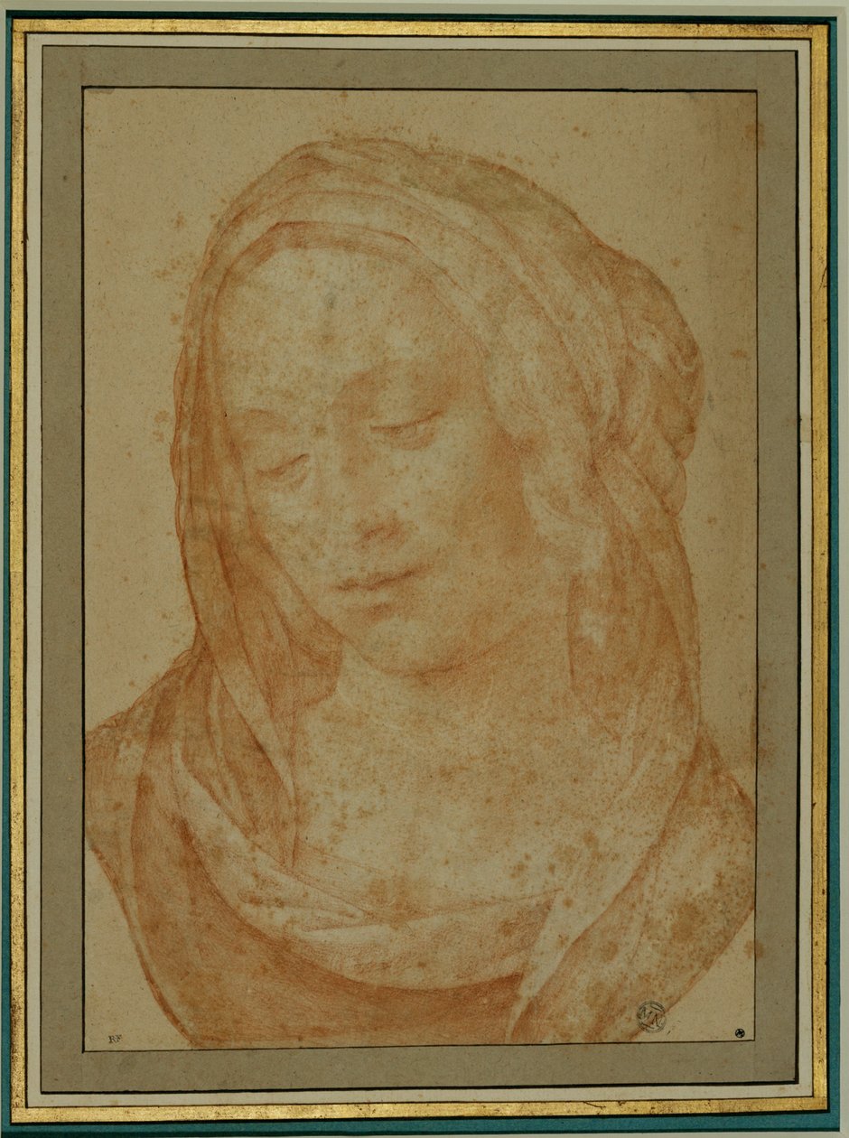 Ritratto di donna con velo ... da Lorenzo di Credi