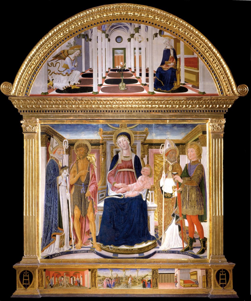 Madonna con Bambino e Santi Biagio, Giovanni Battista, Nicola e Floriano. L