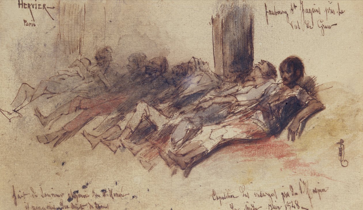 Vittime di Giugno 1848 da Louis Adolphe Hervier