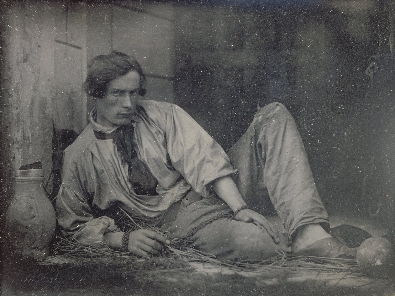 Louis Dodier come prigioniero, 1847 da Louis Adolphe Humbert de Molard