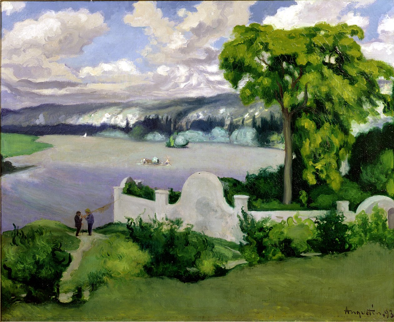 Il fiume Senna vicino a La Roche Guyon, 1893 da Louis Anquetin