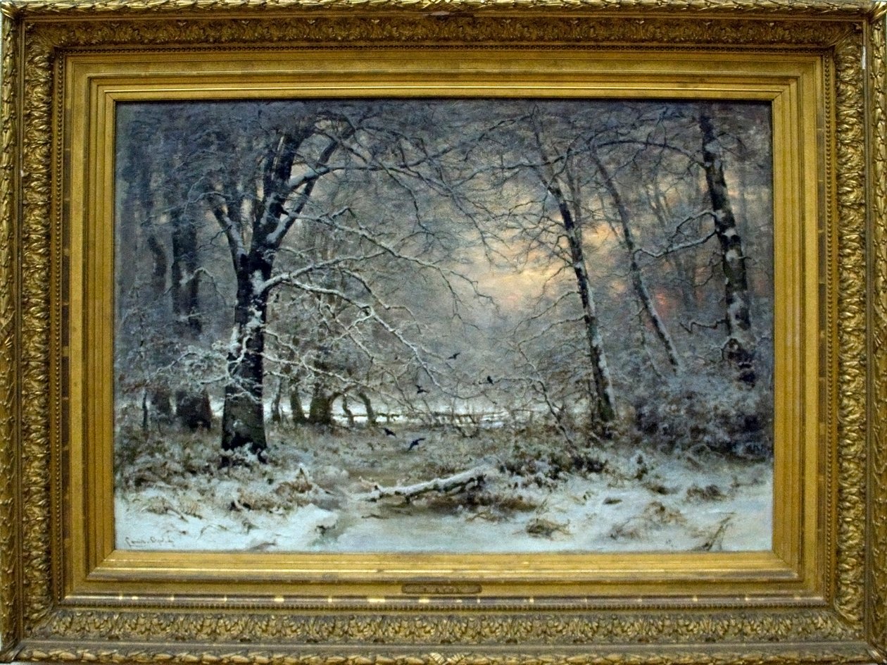 Foresta in inverno da Louis Apol