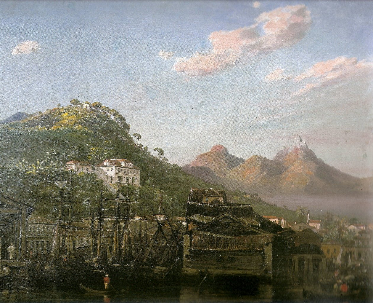 Veduta di Gamboa, Rio de Janeiro da Louis Buvelot