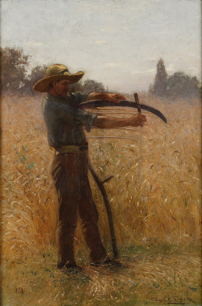 Il mietitore da Louis Comfort Tiffany