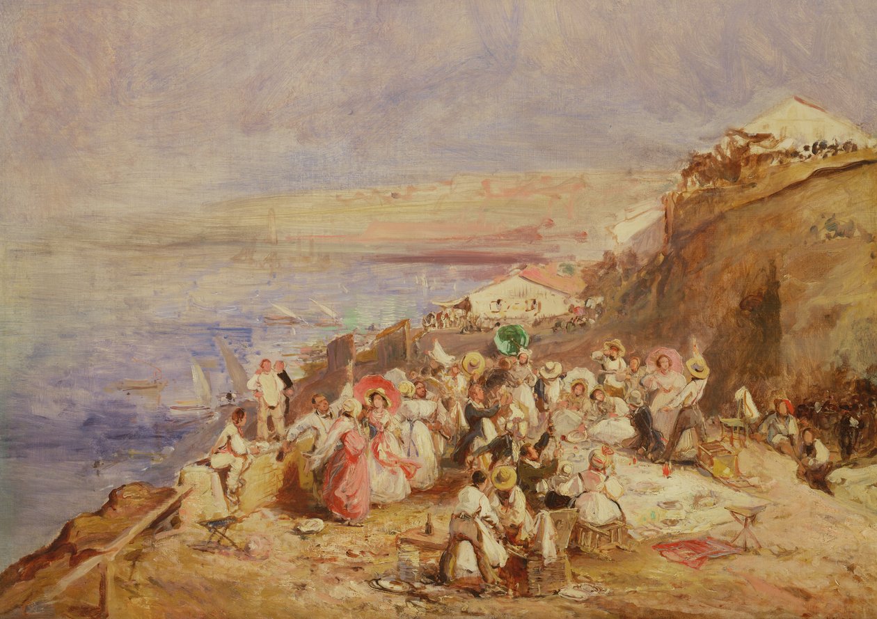 Il pranzo degli artisti da Eugene Isabey