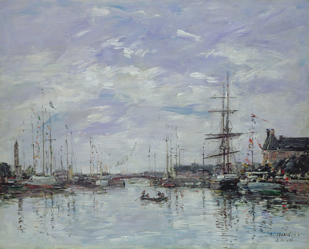 Deauville, il Molo, 1892 da Eugene Louis Boudin