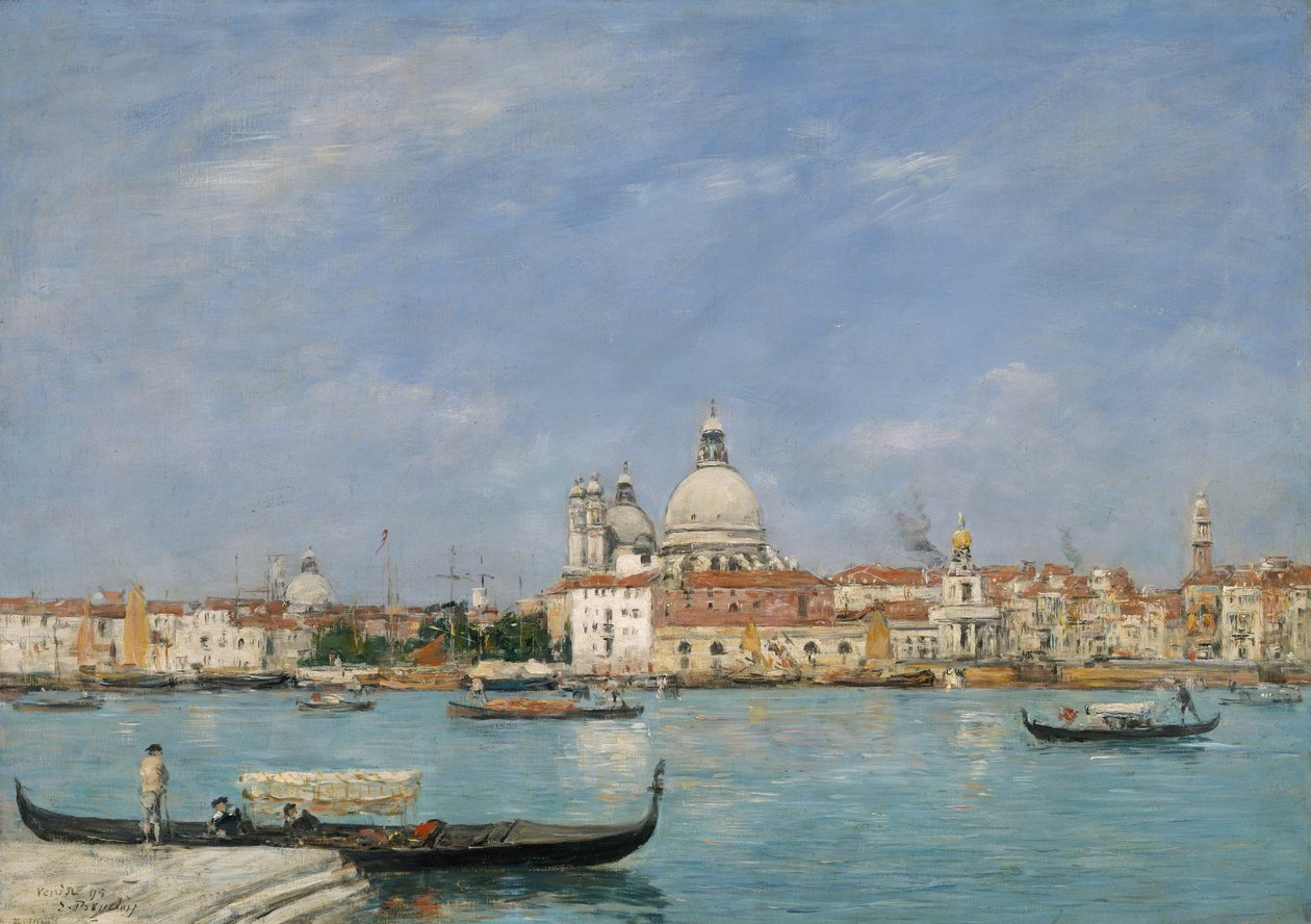 Venezia, Santa Maria della Salute da San Giorgio da Eugene Louis Boudin
